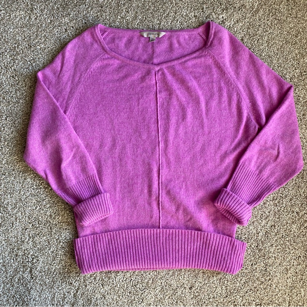Athleta 100% Cashmere Adi Mudra Sweater